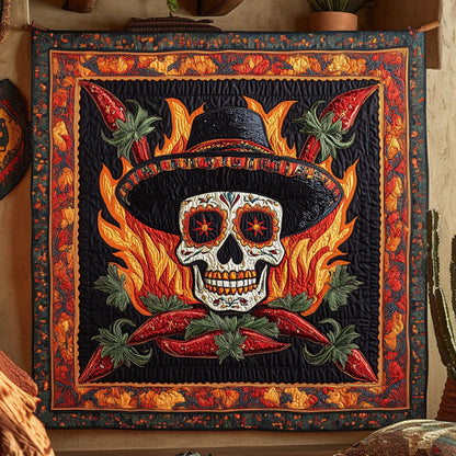Wicked Skull WN0609115CL Quilt