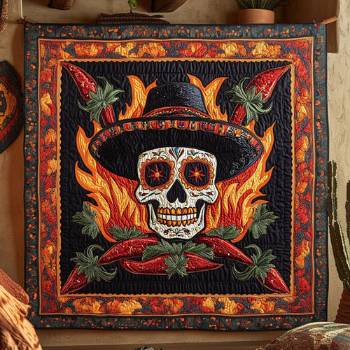 Wicked Skull WN0609115CL Quilt