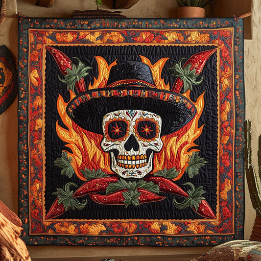 Wicked Skull WN0609115CL Quilt