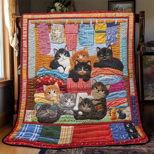 Cat Fabric YR2112015CL Quilt