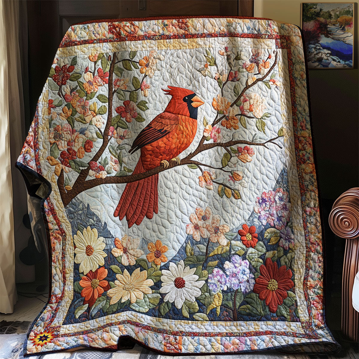 Cardinal Bloom WJ2312004CL Quilt