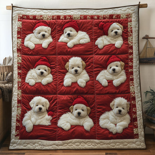 Bichon Frise Glow WN0907008CL Quilt
