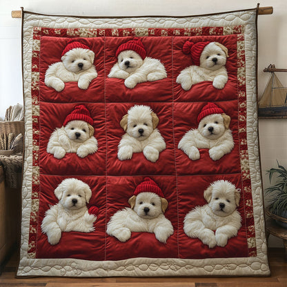 Bichon Frise Glow WN0907008CL Quilt