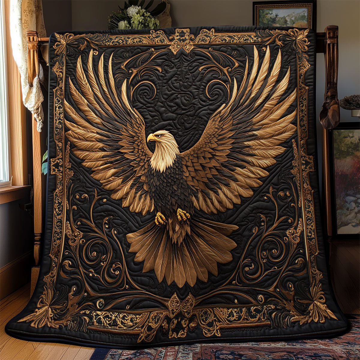 Glorious Eagle WY2102025CL Quilt
