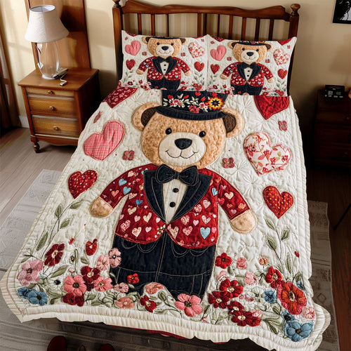 Gentleman Valentine Teddy WP1612034CL Duvet Cover Set