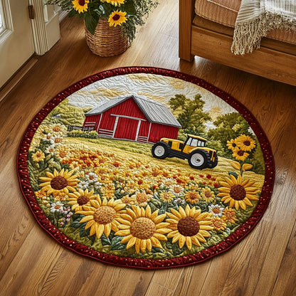 Countryside Haul WY1908006CL Quilted Round Mat