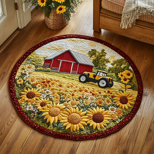 Countryside Haul WY1908006CL Quilted Round Mat