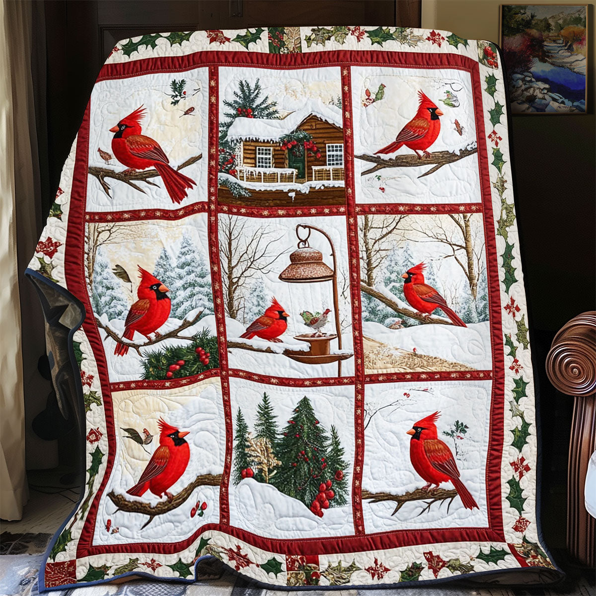 Frost Feathered CP0811090CL Quilt