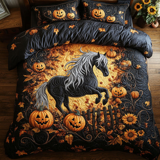 Pumpkin Patch Ride WY2507050CL Duvet Cover Set