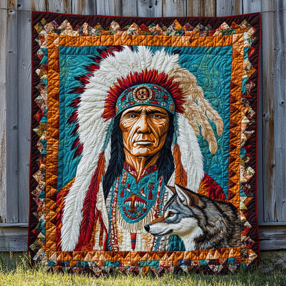 Native Wolf Dream WN2008088CL Quilt