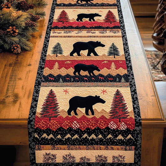 Native Bear CP2005016CL Quilted Table Runner
