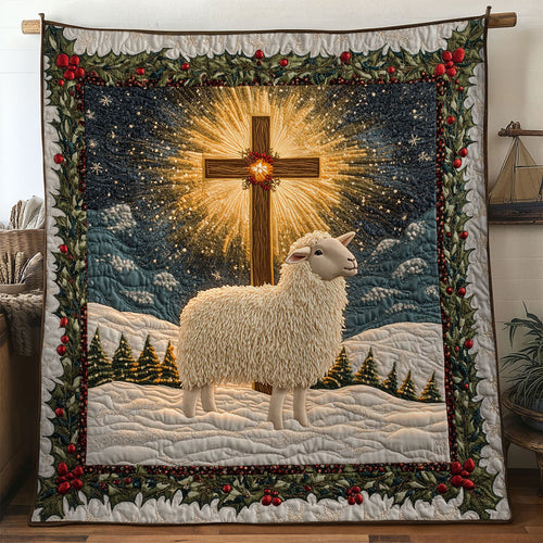 Christmas Star Sheep WN3010013CL Quilt