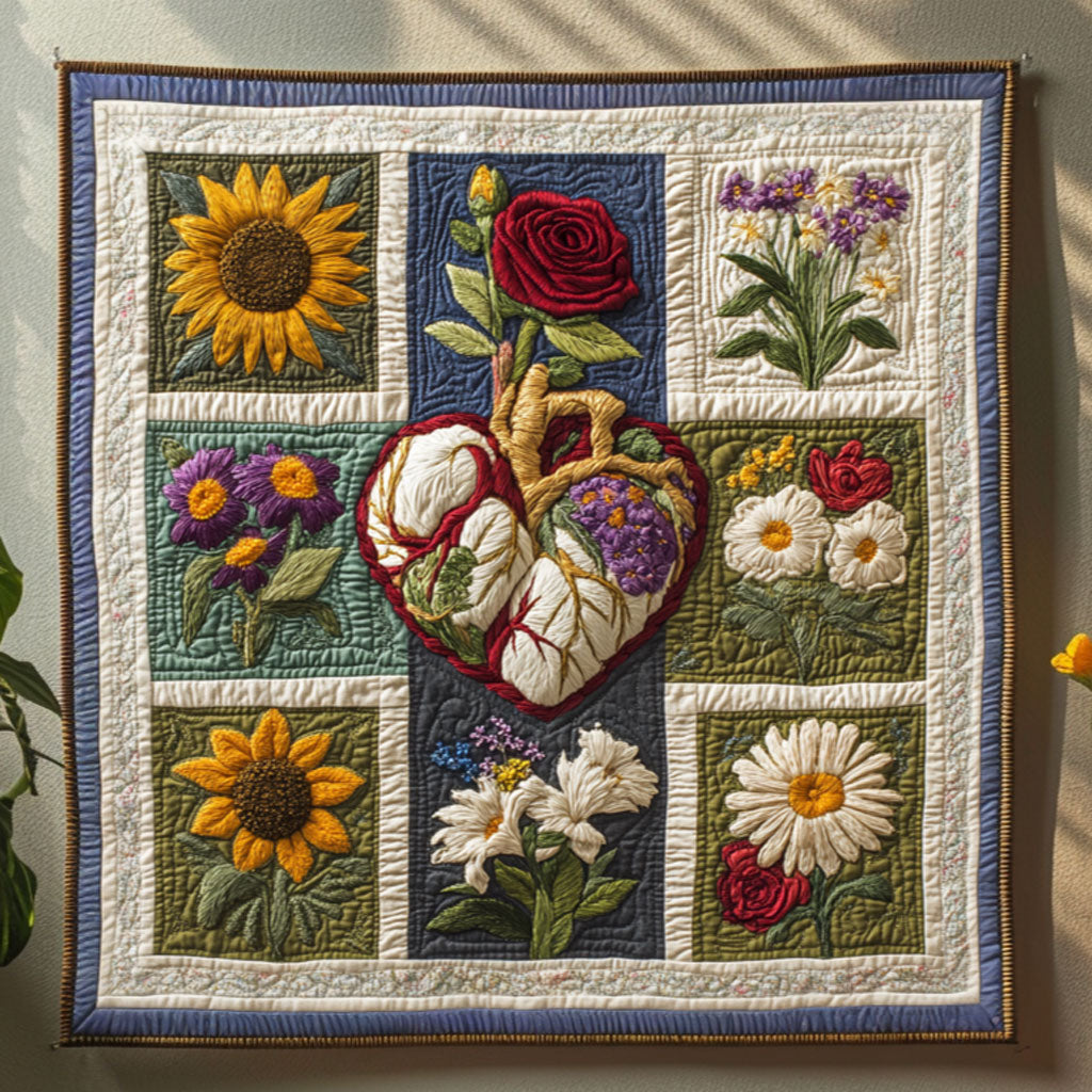 Petal Heart WN2309078CL Quilt