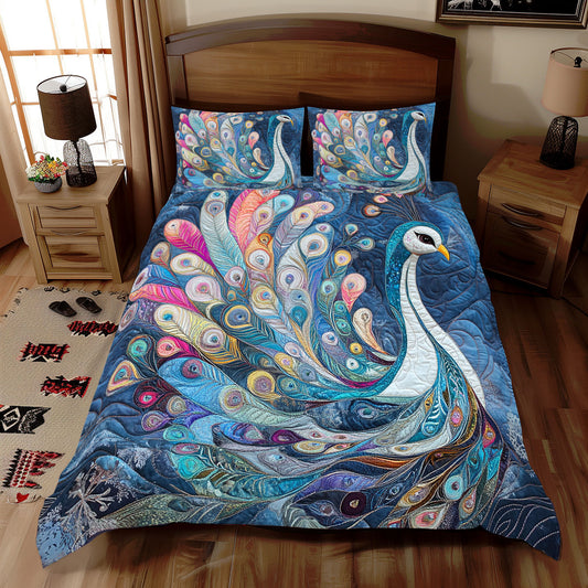 Pretty Peacock WX1712071CL Duvet Cover Set