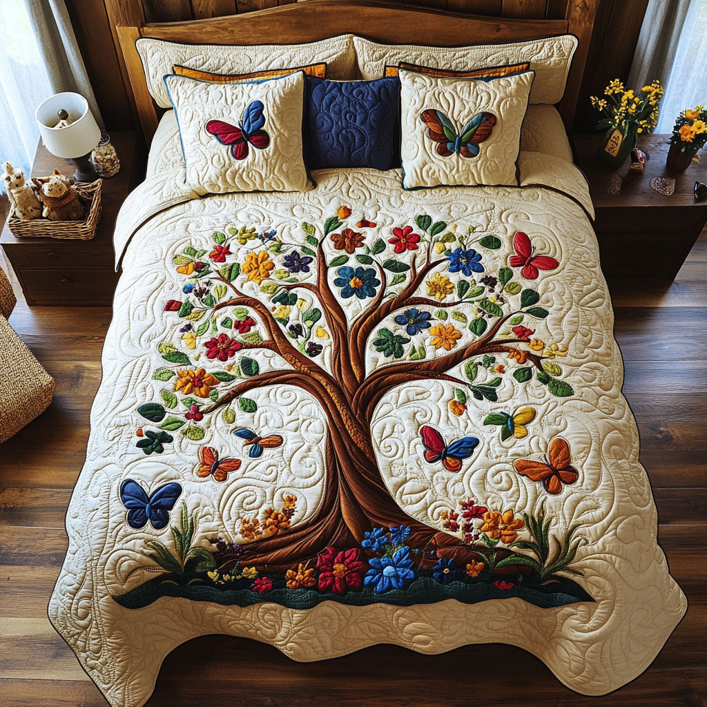 Butterfly Tree Of Life WJ1401029CL Duvet Cover Set