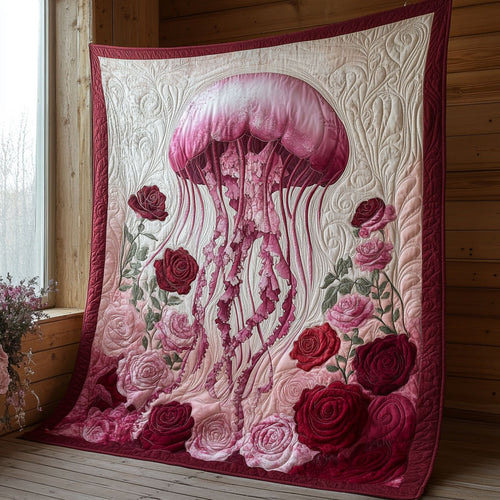 Jellyfish Roses CW1906032CL Quilt