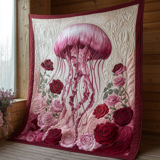 Jellyfish Roses CW1906032CL Quilt
