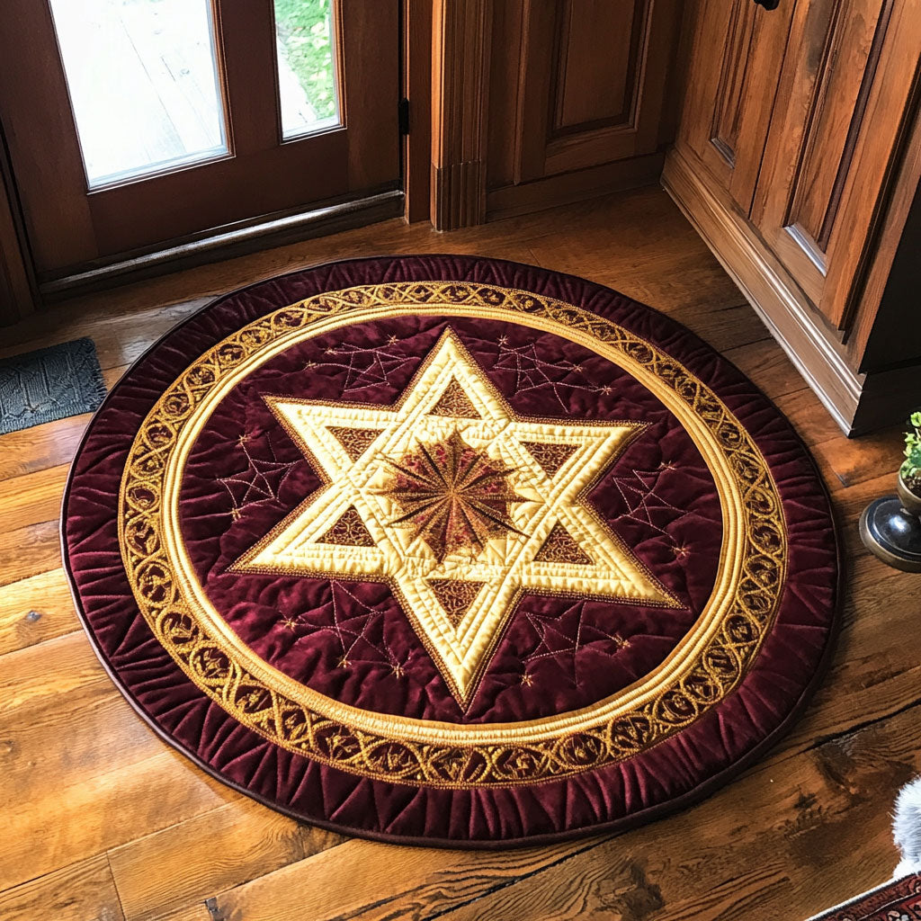 Celestial Seal CP2807041CL Quilted Round Mat