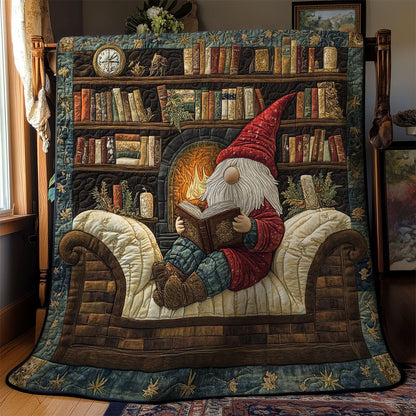 Gnome's Reading Nook WN2612024CL Quilt