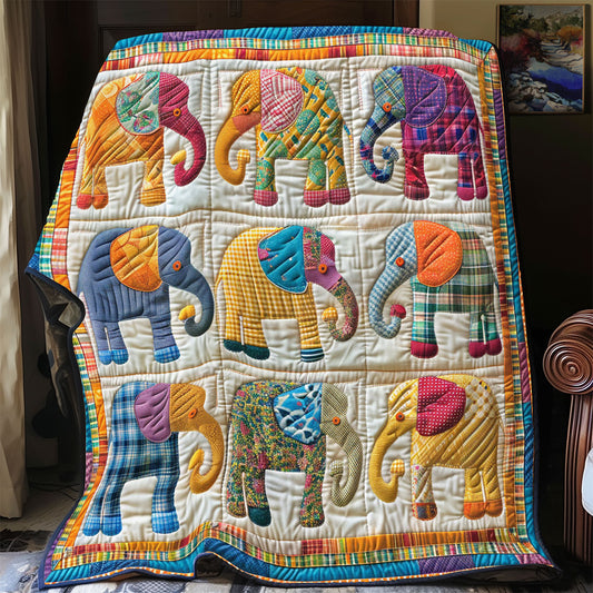 Elephant Color CP0512139CL Quilt
