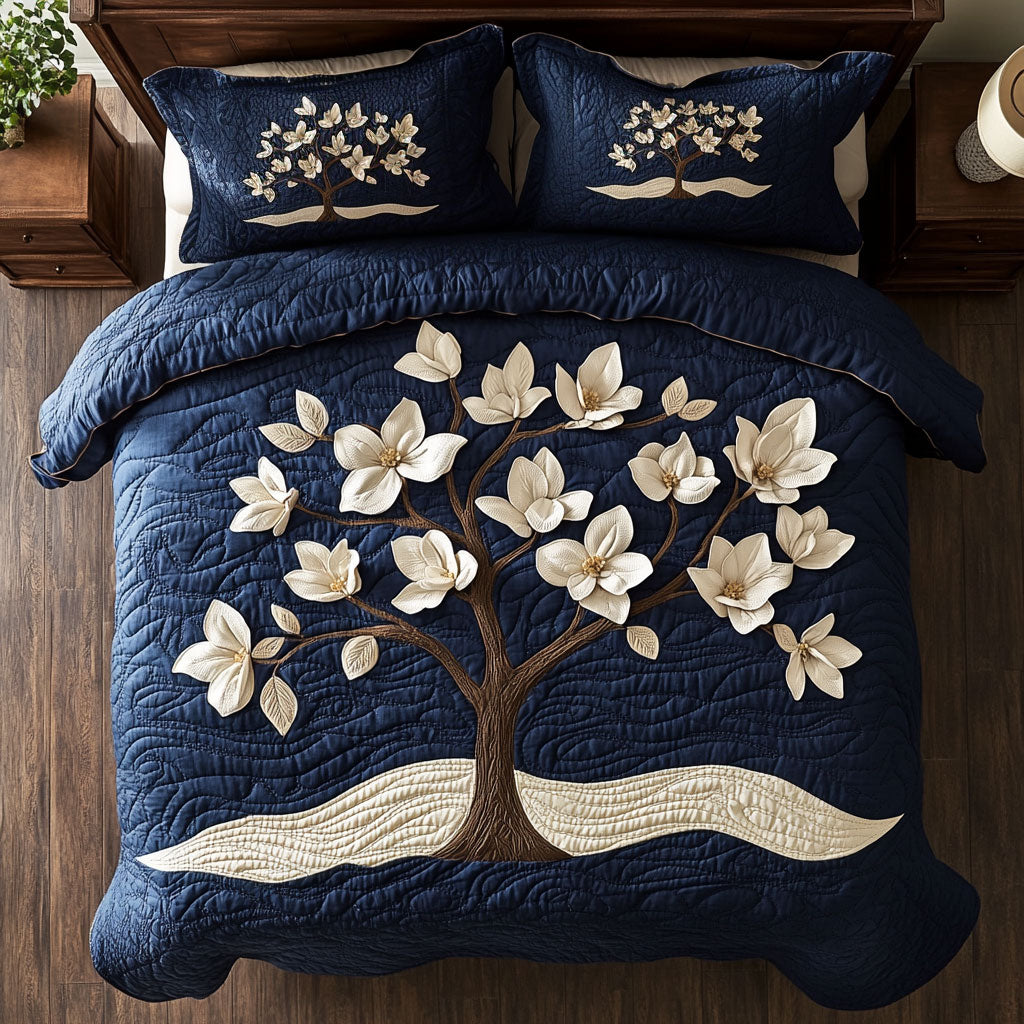 Magnolia Tree WX1205017CL Duvet Cover Set