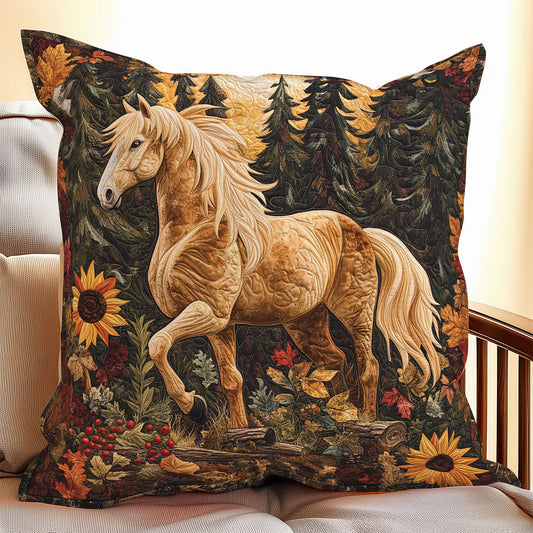 Golden Autumn Stallion WX1306069CL Quilt Pillow Case