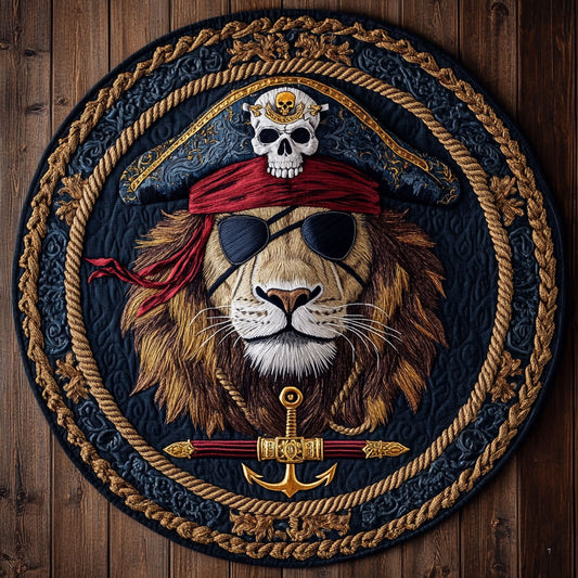 Lion Captain WN1808056CL Quilted Round Mat
