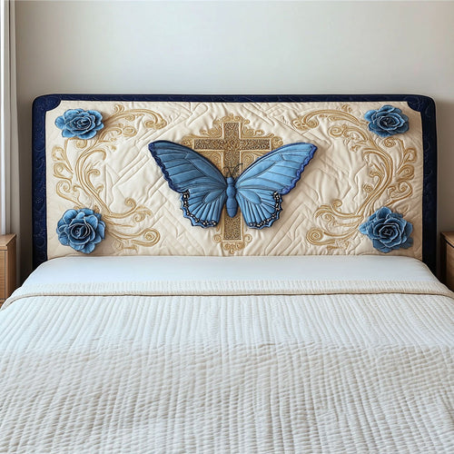 Holy Butterfly QA1912005CL Quilted Headboard Slipcover