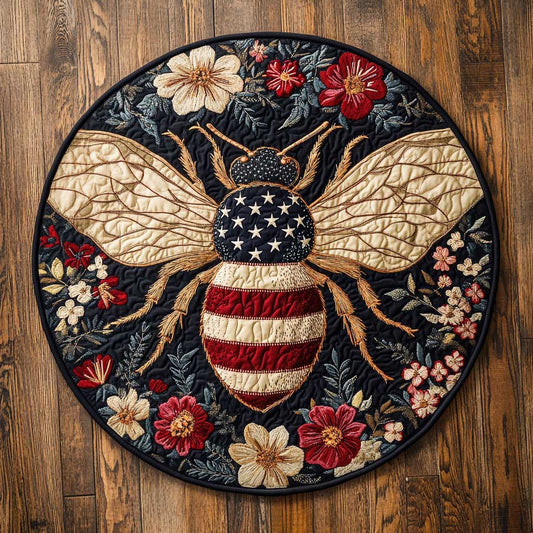 Bee Lush WN1905014CL Quilted Round Mat