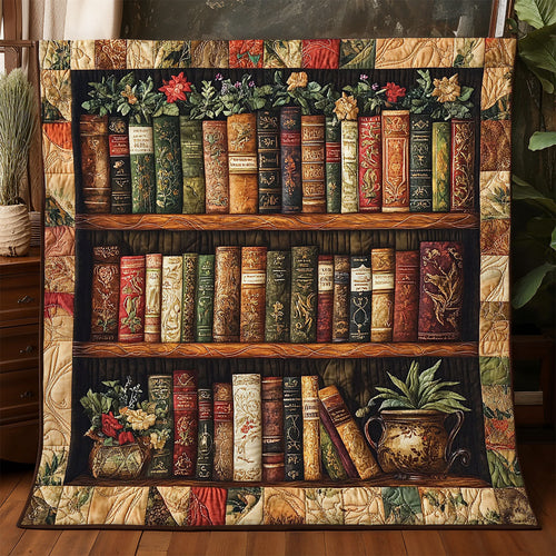 Antique Bookshelf WJ1305002CL Quilt