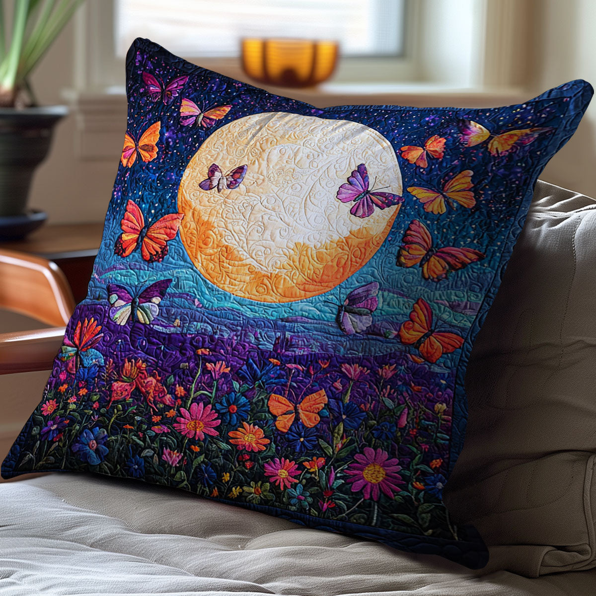 Butterfly Night WJ2311041CL Quilt Pillow Case