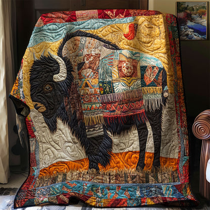 Bison Native American WJ2612001CL Quilt