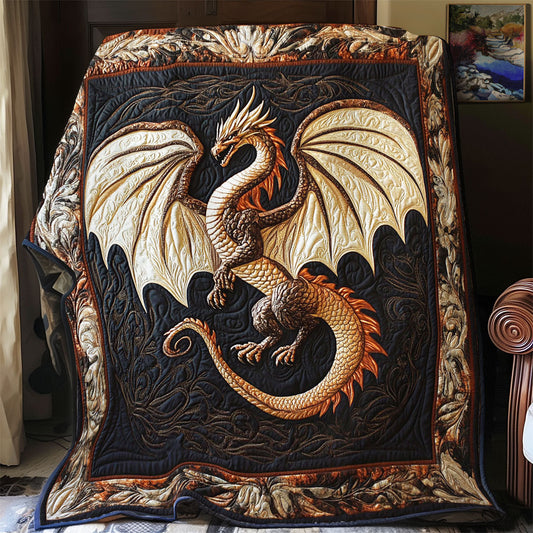 Glorious Fire Dragon WY2001077CL Quilt