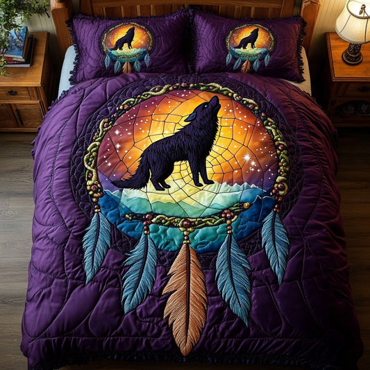 Mystic Wolf Dreamcatcher WY1306036CL Duvet Cover Set