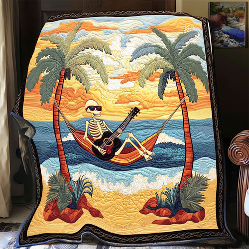 Skeleton Vacation WP0304027CL Quilt