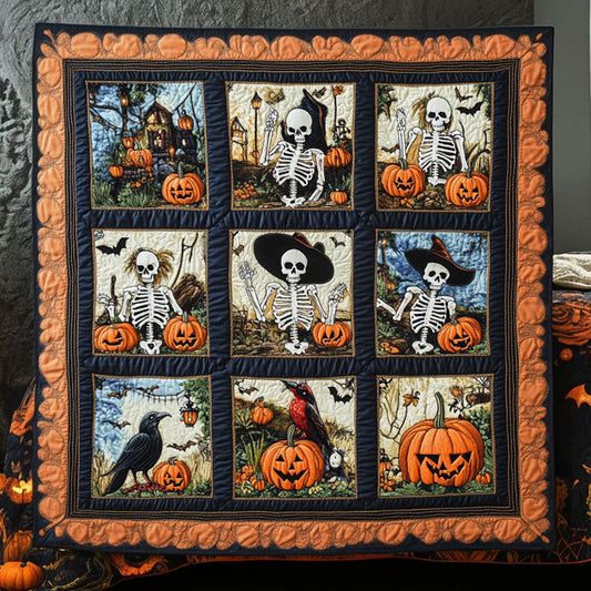 Spooky Skeleton WN0609098CL Quilt