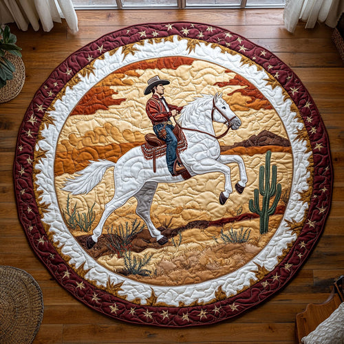 The Starry Range WY2008087CL Quilted Round Mat