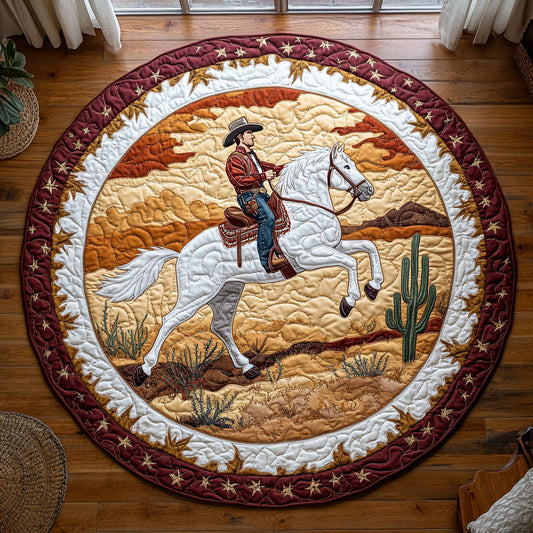 The Starry Range WY2008087CL Quilted Round Mat