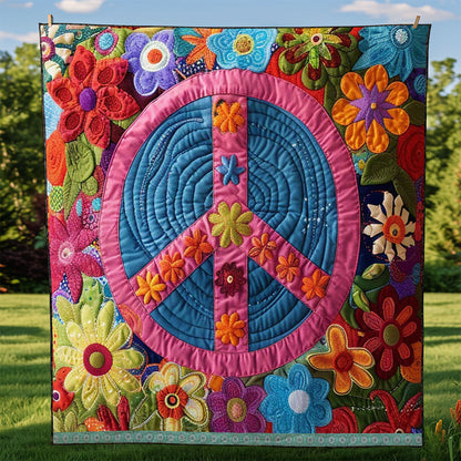 Trippy Hippie Sign WJ1909023CL Quilt