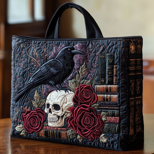 Mystic Raven CW0901007CL Quilted Tote Bag