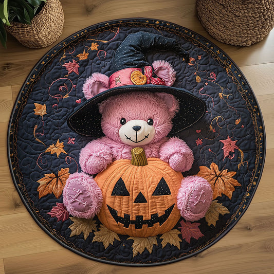 Candy Moon Teddy Bear WN1208012CL Quilted Round Mat