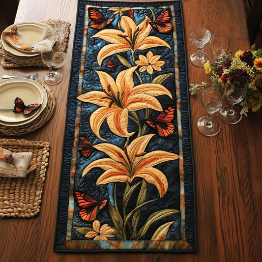 Butterfly Whispers CP1306018CL Quilted Table Runner