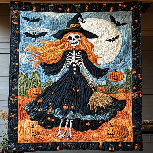Skeleton Witch WY2508016CL Quilt