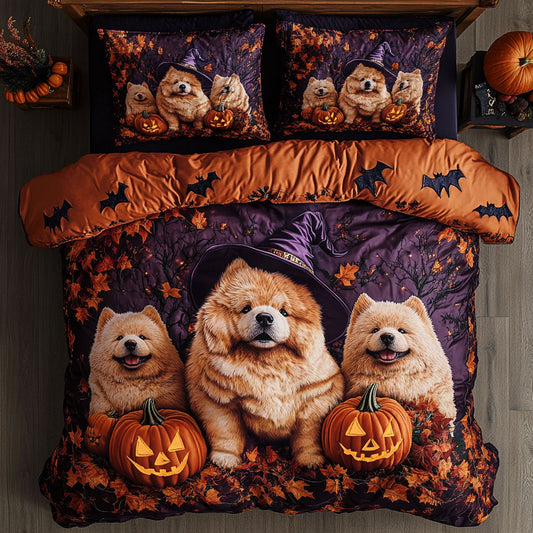 Chubby Paws Chow Chow WN1108025CL Duvet Cover Set