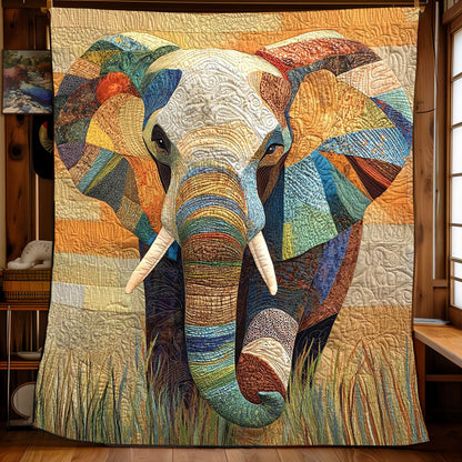 Safari Elephant WP1202017CL Quilt