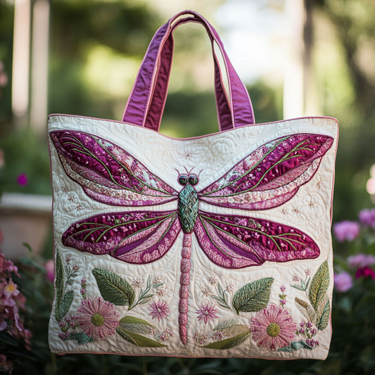 Petal Wings CW0110015CL Quilted Tote Bag