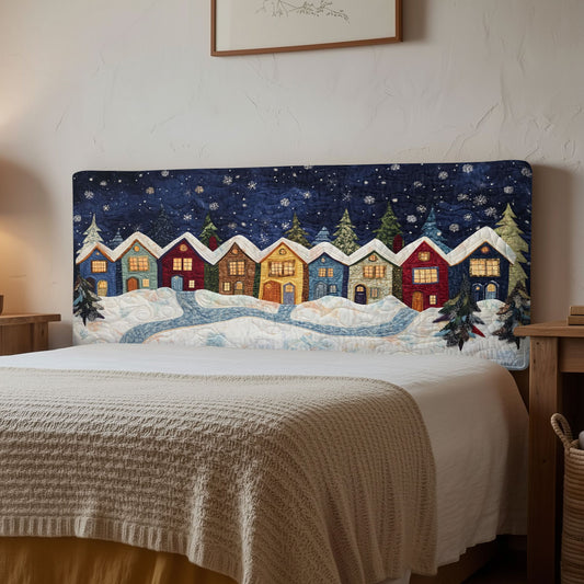 Winter Village CP0501040CL Quilted Headboard Slipcover