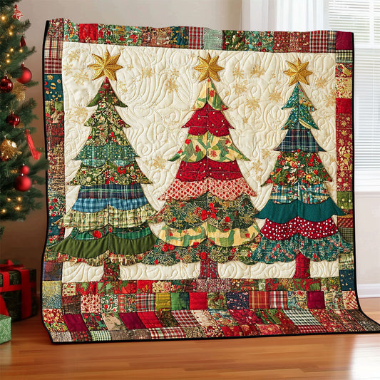 Vintage Christmas Tree CW1211084CL Quilt