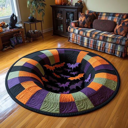 Spooky Hollow CP0410002CL Quilted Round Mat