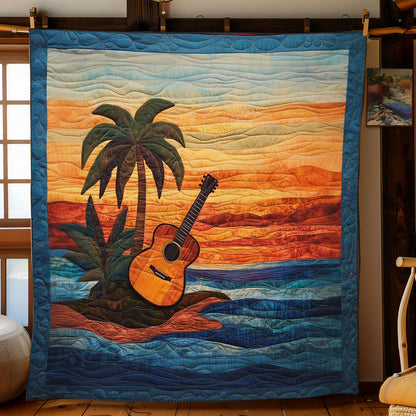 Desert Guitar Glow WN1004026CL Quilt
